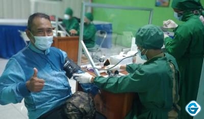 Bupati Konsolidasikan Puskesmas Percepat Vaksinasi Lansia